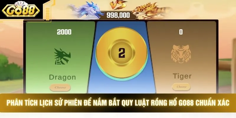 Phân tích lịch sử phiên để nắm bắt quy luật rồng hổ GO88 chuẩn xác